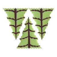 Pastilhas de pinho verde 4 cm - Dekora - 200 unidades
