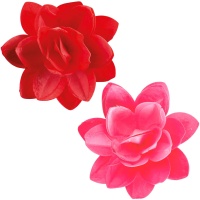 Bolacha gigante flor 13 cm - Dekora - 1 peça