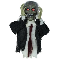 Busto de zumbi com luz, som e movimento de 55 cm