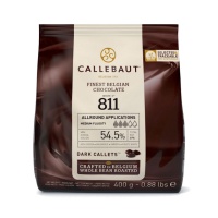 Pedaços de chocolate negro para derreter 400 gr - Callebaut
