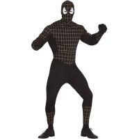 Traje Homem-Aranha Preto para Adulto