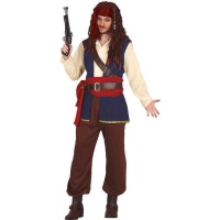 Fato de Pirata Blue Jack para homem