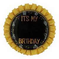 Placa de aniversário personalizável