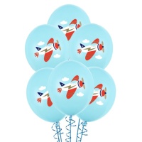 Balões de Látex Aviadores 30 cm - PartyDeco - 50 unidades