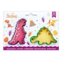 Cortadores de dinossauros pré-históricos - Decora - 2 unidades