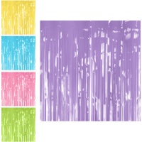 Cortina de 2 x 1 m pastel - 1 unidade