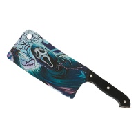 Machado com caveira azul de 30 cm