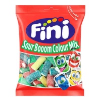 Cubos de alcaçuz colorido - Fini Sweet gels Mistura de cores Boom - 90 gr