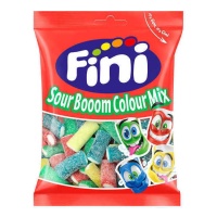 Alcaçuz colorido em cubos - Fini Boom colour mix candy gels - 90 g