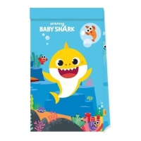 Sacos de papel de tubarão bebé - 4 pcs.