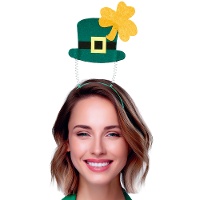 Tiara com cartola alta de São Patrício