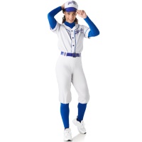 Fato de jogador de basebol para mulher