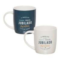 Caneca de 350 ml Jubilado - DCasa - 1 unid.