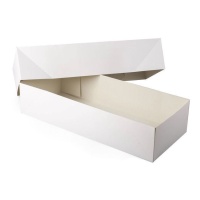 43 x 18 x 9,5 cm caixa de braço cigana branca