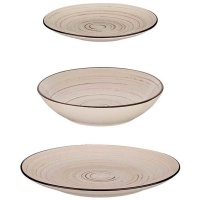 Conjunto de Louças Espiral Terra - 12 peças