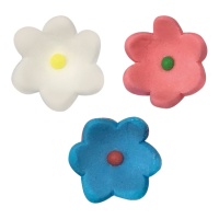 Figuras de açucar de flor de Estela de 1,5 cm - Dekora - 490 unidades