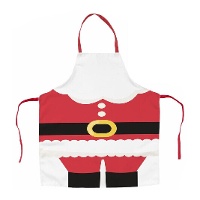 Avental de Papai Noel Vermelho