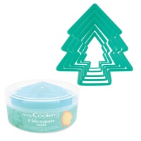 Cortadores para árvores de Natal - Scrapcooking - 5 unidades