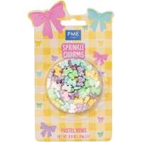 Sprinkles de laços em tons pastel - 25 g