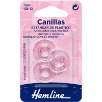 Bobinas de plástico padrão para máquinas de costura - Hemline - 3 pcs.