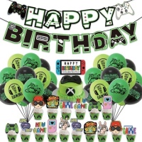 Kit de balões, grinaldas e topos de balões de videojogos - Monkey Business - 23 unidades