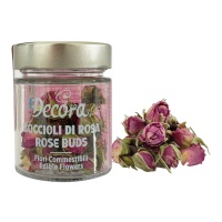Botões de rosa de flores naturais comestíveis 10 gr - Decora