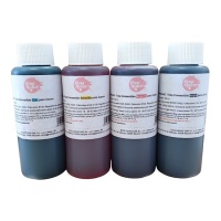 Embalagem de recarga de tinteiros comestíveis Canon de 100 ml - Pastkolor - 4 unidades