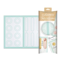 Tapete de silicone para choux, éclairs e macarons 30 x 40 cm - Scrapcooking