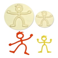 Moldes de bonecos de palito - JEM - 2 unidades