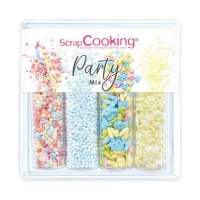 Kit de granulados para festas 65 gr - Scrapcooking