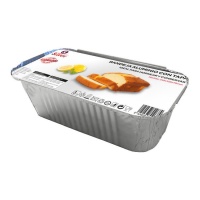 Recipiente descartável retangular com tampa 24,8 x 12,8 x 7,6 cm - 3 peças