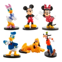 Bonecos de 3,5 cm do Rato Mickey e dos seus amigos para o bolo - Dekora - 50 unidades