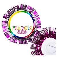 Pregadeira Feliz Aniversário 14 cm - 1 peça