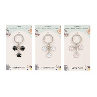 Chaveiro de Pegada de Gato - 1 unidade