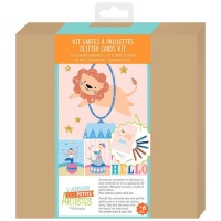 Pinturas de circo para crianças com purpurinas - 12 peças
