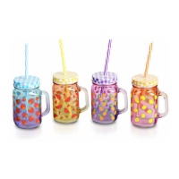 Frasco de fruta com bengala e tampa 450 ml - 1 peça