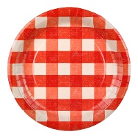 Pratos para churrasco 27 cm - 6 unidades