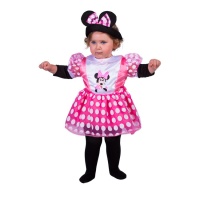 Fato Minnie cor-de-rosa para bebé