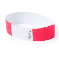 Pulseira de papel com fecho adesivo de 1,9 cm - 10 unidades