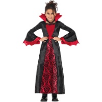 Fantasia de vampira imperatriz para menina