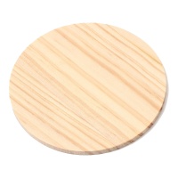 Disco de madeira de 10 x 0,5 cm - 1 unidade