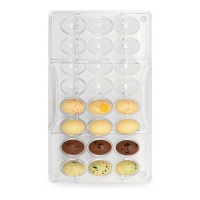 Molde para ovos de chocolate 5,48 g - Decora - 24 cavidades