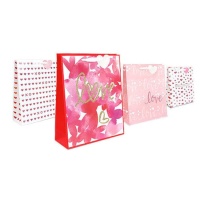 Saco de oferta Love XO 23 x 18 x 10 cm - 1 unidade.