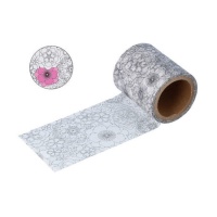 Fita Washi para colorir Floral de - 5 m