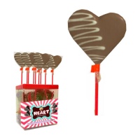 PiruChoco de Corazón decorado 25 gr - 1 unidade