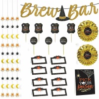 Kit de decoração de bar de Halloween - 23 pcs