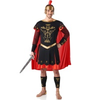 Fato de centurião romano com capa para homem