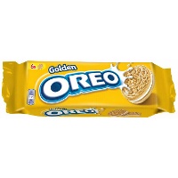 Oreo biscoitos recheados de creme de baunilha Golden - 66 gr