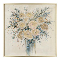 Bouquet dourado 80 x 80 cm - DCasa