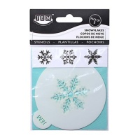 Stencils de floco de neve para cupcakes 9 cm - JEM - 3 unid.